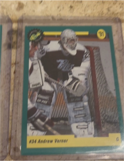 1991 Classic Draft Picks #30 Andrew Verner — front