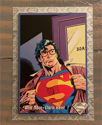 1993 SkyBox The Return of Superman #97 And Now Clark Kent! — front
