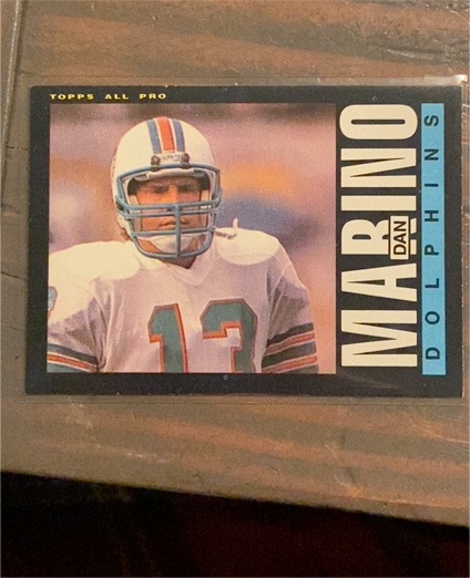 1985 Topps #314 Dan Marino — front