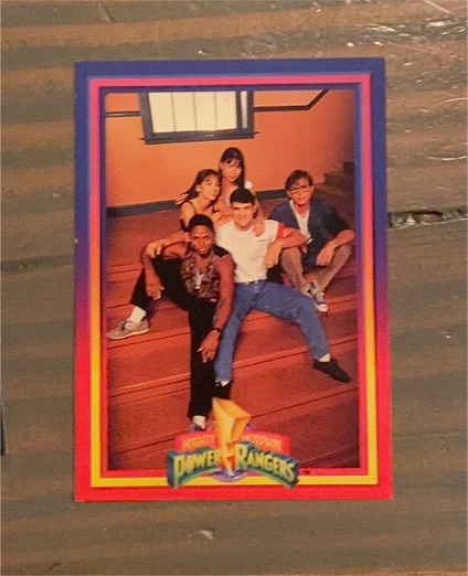 1994 Collect-A-Card Mighty Morphin Power Rangers Series 1 Card — front