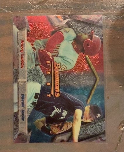 1994 Bowman's Best #95 Derek Jeter / Barry Larkin — front
