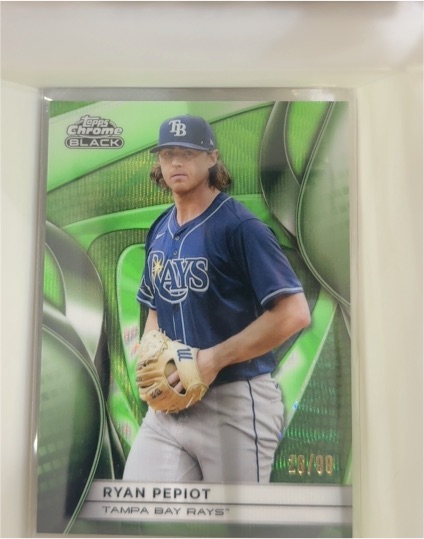 2025 Topps Chrome Black #143 Ryan Pepiot — front