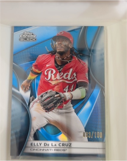 2025 Topps Chrome Black #100 Elly De La Cruz — front