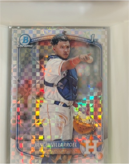 2025 Bowman Chrome #BCP-26 Jancel Villarroel — front