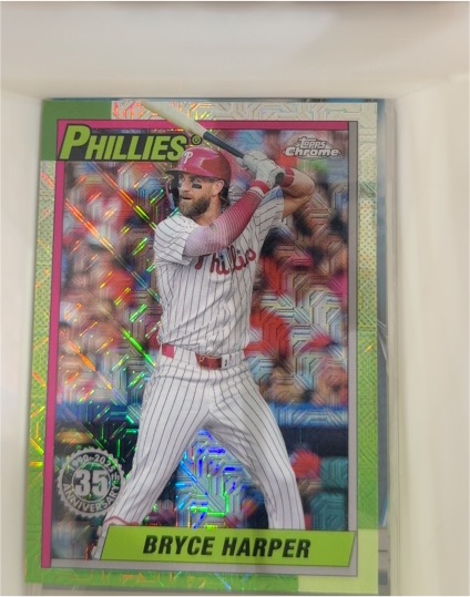 2025 Topps Chrome #T90C-14 Bryce Harper — front