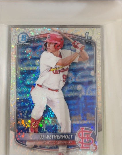 2025 Bowman Chrome Prospects #BCP-241 JJ Wetherholt — front