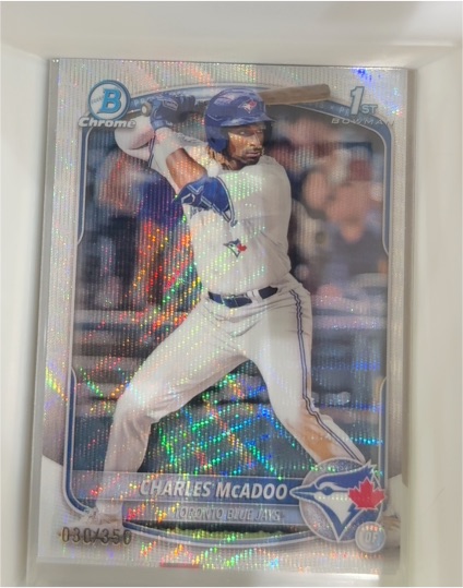 2025 Bowman Chrome #BCP-150 Charles McAdoo — front