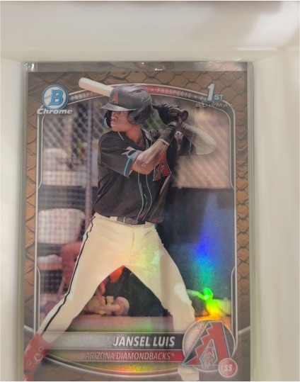 2025 Bowman Chrome Prospects #BCP-84 Jansel Luis — front