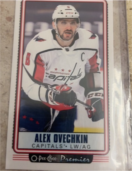 2021-22 O-Pee-Chee Premier Tallboys #P-34 Alex Ovechkin — front