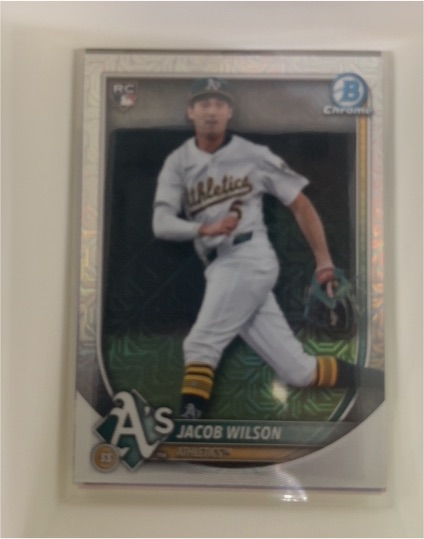2025 Bowman Chrome #9 Jacob Wilson — front