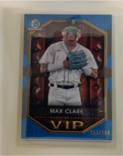 2025 Bowman Very Important Prospects #VIP-10 Max Clark — front