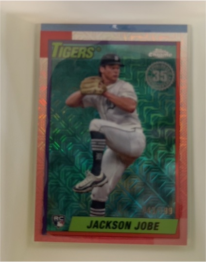 2025 Topps Series 2 Silver Pack #T90C-116 Jackson Jobe Mojo Rookie Tigers RC — front