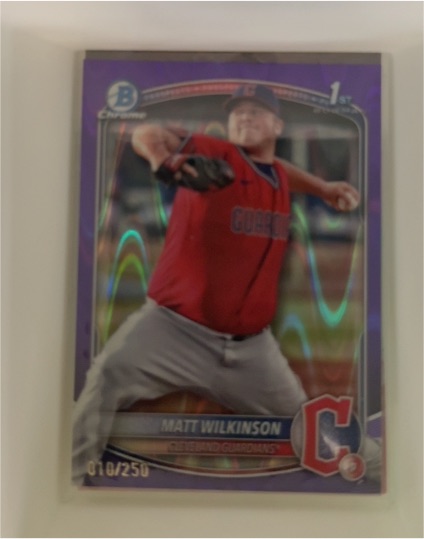 2025 Bowman Chrome #BCP-145 Matt Wilkinson — front
