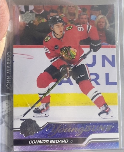 2023-24 Upper Deck Series 2 #451 Connor Bedard Young Guns — front