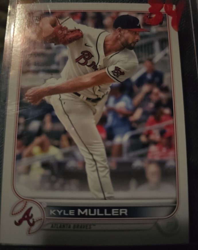 2022 Topps Series 1 #30 Kyle Muller — front