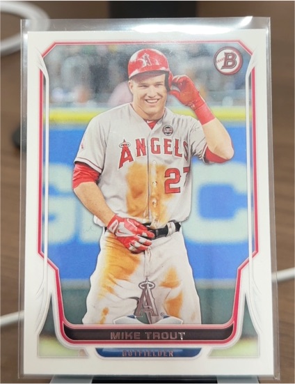 2014 Bowman #168 Mike Trout — front
