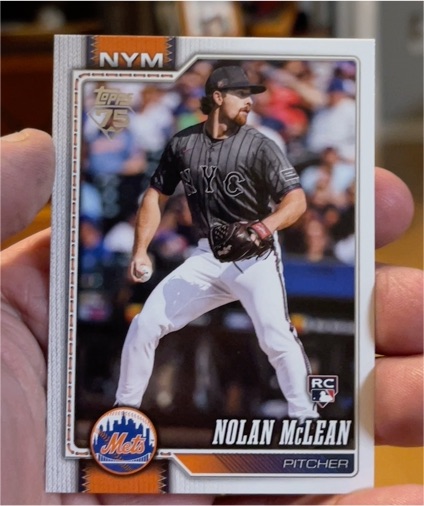 2026 Topps Series 1 #214 Nolan McLean — front