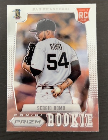 2012 Panini Prizm #160 Sergio Romo Rookie — front