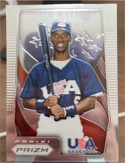 2012 Panini Prizm #USA5 Andrew McCutchen — front