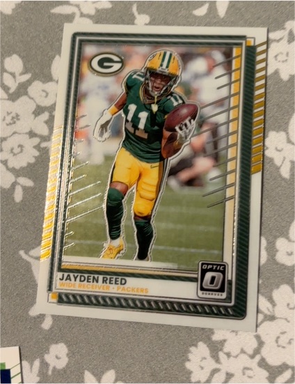 2025 Panini Donruss Optic #41 Jayden Reed — front