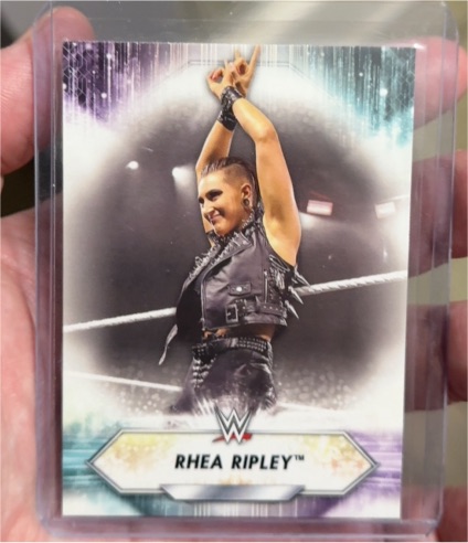 2021 Topps WWE #127 Rhea Ripley — front
