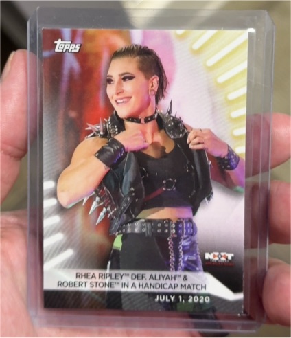 2021 Topps WWE Women's Division #35 Rhea Ripley — front