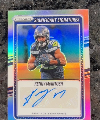2025 Panini Prizm Significant Signatures #SSI-KMC Kenny McIntosh — front