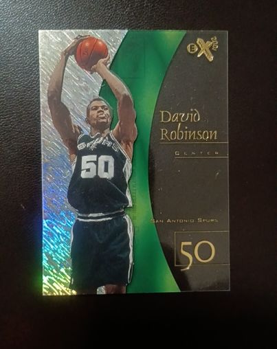 1997-98 Skybox E-X2001 #18 David Robinson — front