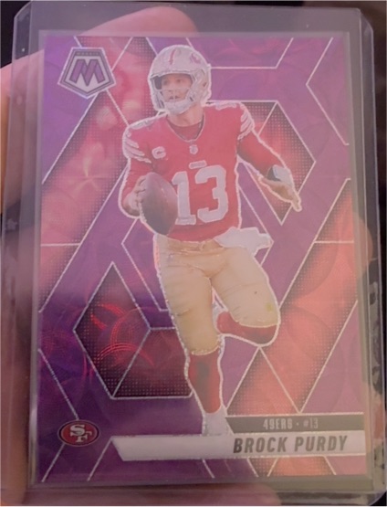 2025 Panini Mosaic #221 Brock Purdy — front