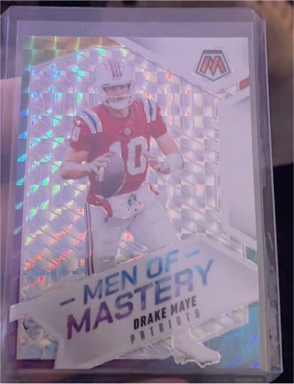 2025 Panini Mosaic #3 Drake Maye Men of Mastery — front