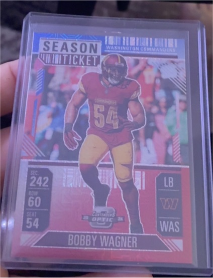 2024 Panini Contenders Optic Season Ticket #58 Bobby Wagner — front