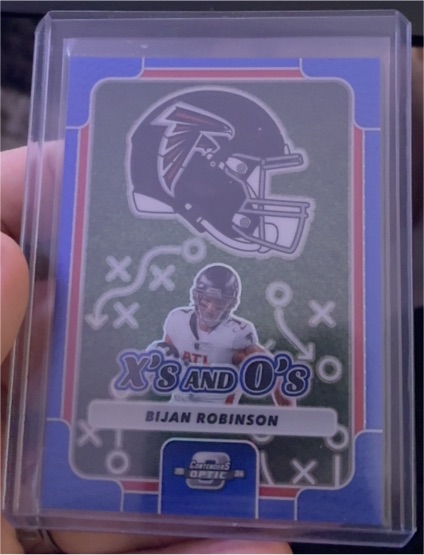 2024 Panini Contenders Optic #XO-BRN Bijan Robinson X's and O's — front