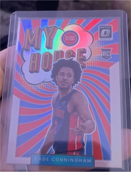 2021-22 Donruss Optic My House #16 Cade Cunningham — front