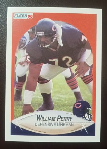 1990 Fleer Update #U-113 William Perry — front