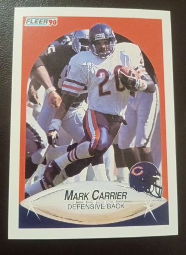 1990 Fleer Update #U-111 Mark Carrier — front