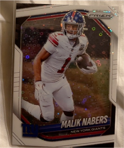 2025 Panini Prizm #206 Malik Nabers — front