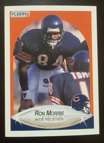 1990 Fleer #297 Ron Morris Chicago Bears — front