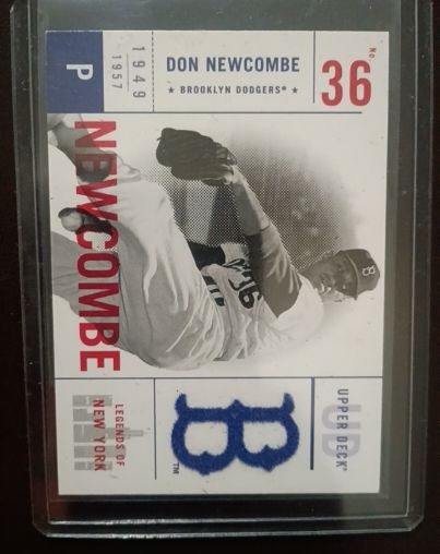 2001 Upper Deck Legends of New York #4 Don Newcombe — front