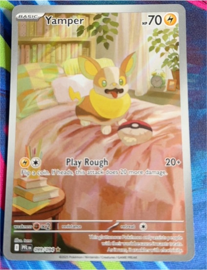 2023 Pokémon Phantasmal Flames #099 Yamper — front