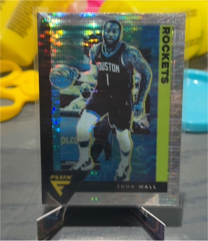 2020-21 Panini Flux Pulsar Silver Prizm #63 John Wall — front