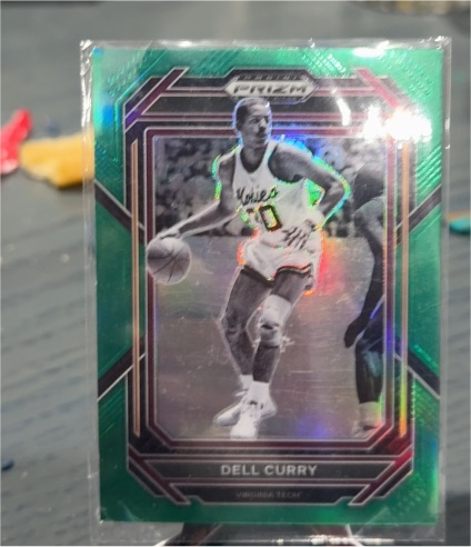 2023 Panini Prizm Draft Picks #83 Dell Curry Green Prizm — front