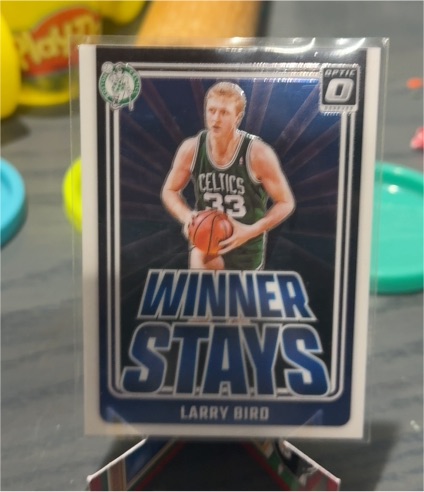 2024-25 Panini Donruss Optic #19 Larry Bird Winner Stays Boston Celtics — front