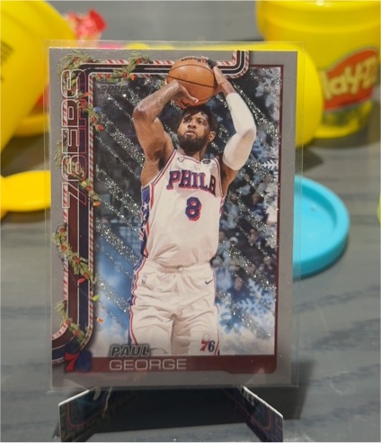 2025-26 Topps Holiday #H19 Paul George — front