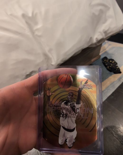 1995 Fleer Force Operation Invasion #D2 Shaquille O'Neal — front