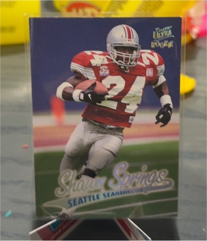 1997 Fleer Ultra #195 Shawn Springs — front