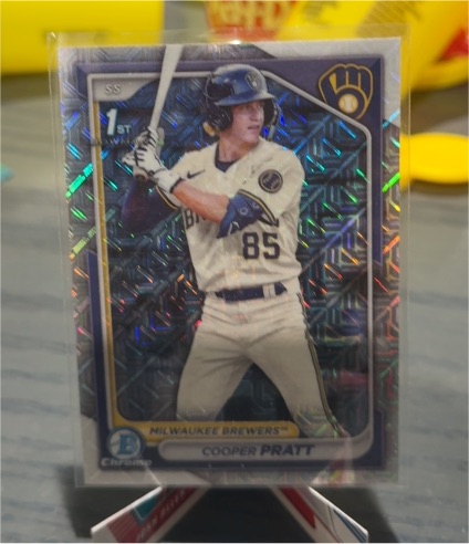 2024 Bowman Chrome #BCP-137 Cooper Pratt — front