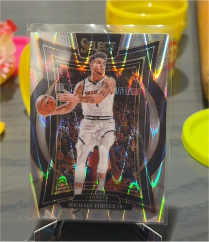 2024-25 Panini Select Concourse Silver Prizm #32 Michael Porter Jr. — front