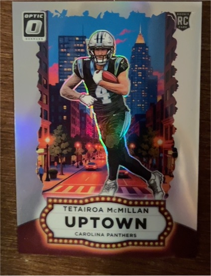 2025 Donruss Optic Uptown #20 Tetairoa McMillan Rookie Carolina Panthers — front
