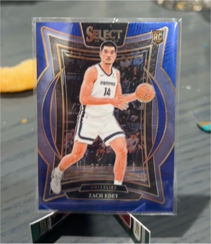 2024-25 Panini Select #98 Zach Edey Blue Concourse — front