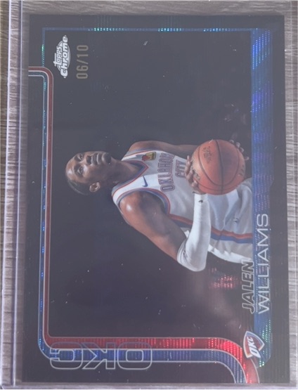 2025-26 Topps Chrome Basketball #06/10 Jalen Williams — front